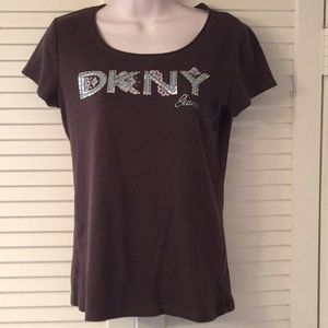 DKNY Jeans Women’s Medium Brown Shirt